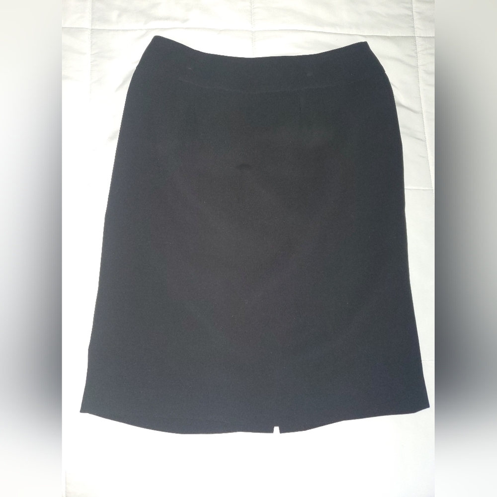 Black Mid Length Skirt